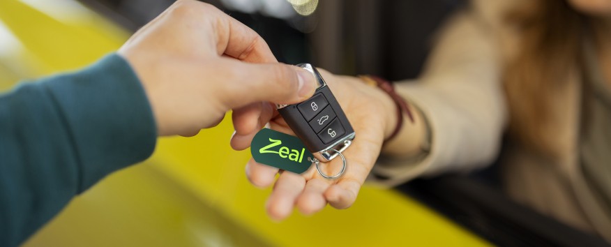 Zeal rentals key ring