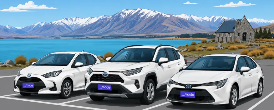 AI Generative image of Toyota Yaris, RAV4 & Corolla Hybrids