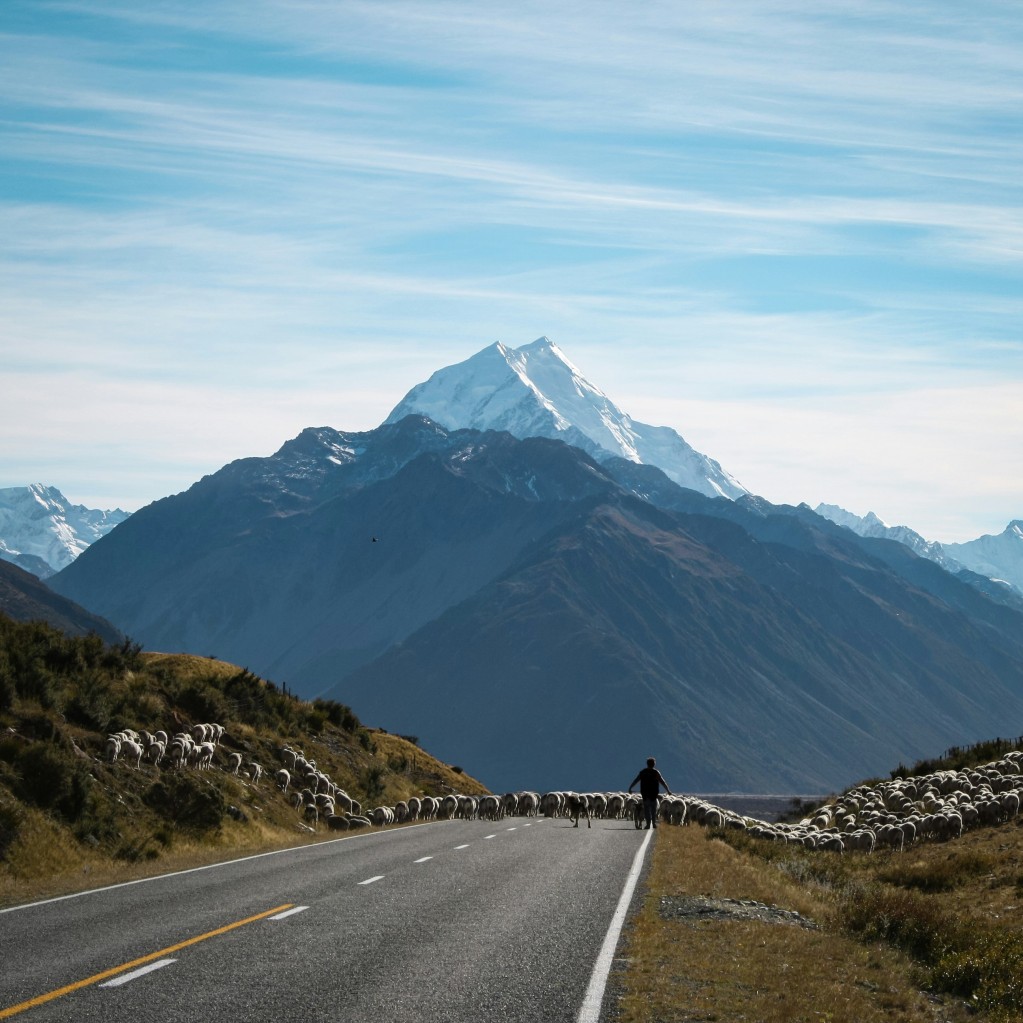 Mountain with road