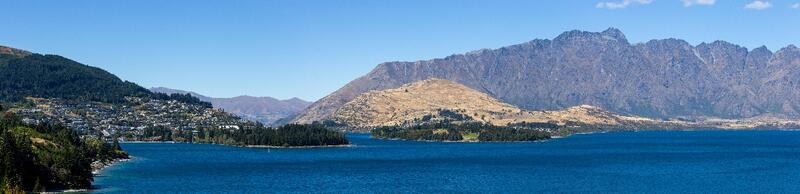 Mountain and river