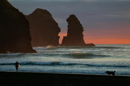 piha sunset