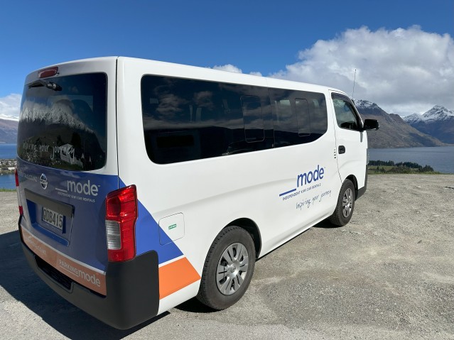 10 seater mini bus back